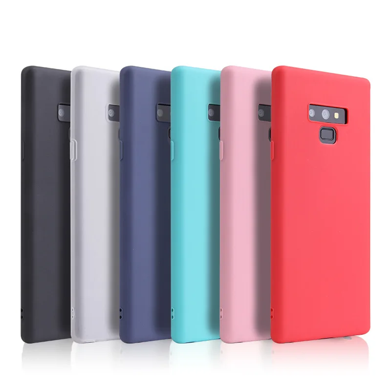 Für Samsung Galaxy Note 9 Fall Note 9 6,4 zoll Fall Silikon Weiche TPU Zurück Abdeckung Für Samsung Note 9 SM-N9600 Telefon Fall Image