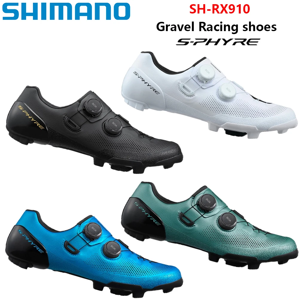 SHIMANO RX9 RX910 Gravel Racing Schuhe S-PHYRE RX910 Off Road Wettbewerb Selbstsichernde Fahrradschuhe Image