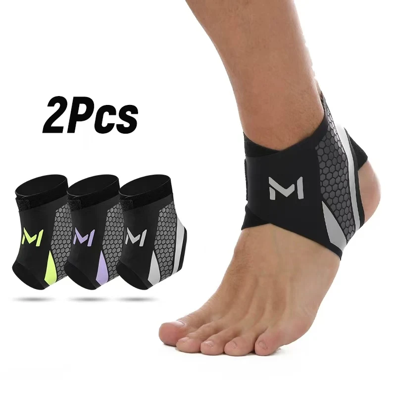 2 Stück Cooper Knöchelstütze, Kompressions-Fußmanschetten für Männer und Frauen, Armschiene, Knöchelschutz, Socken, tägliches Sport, Workout, Gewichtheben Image