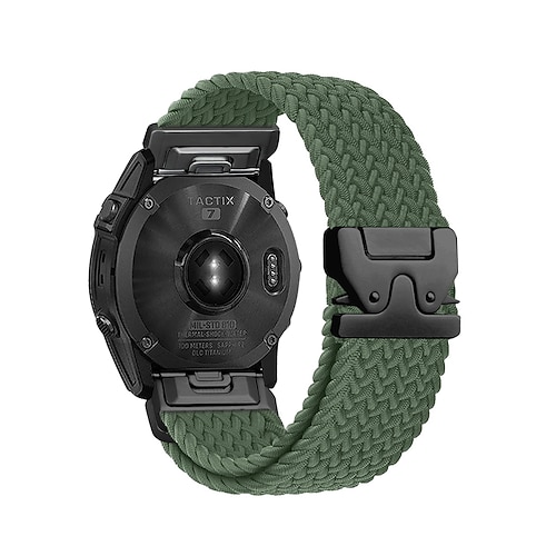 Quickfit 22 mm/26 mm Silikon-Smartwatch-Armband für Garmin Fenix 7x/7 Solar/6x/6 Pro/5/5x Plus/3/3hr/Epix Image