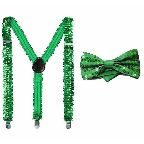 St. Patrick 2026 Kleeblatt Glückliche Iren Karneval Mehre Accessoires Neuheit Lustig Erwachsene Unisex Karneval St. Patrick's Day Party Einfaches Karnevalskostüm Verkleiden Image