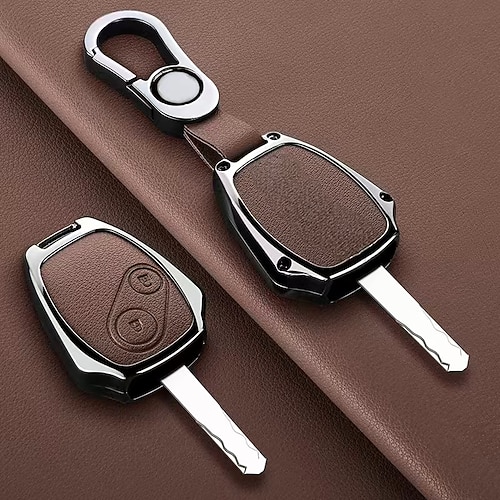 Custodia in pelle e lega di zinco per chiave auto per Honda CR-V Civic Insight Fit SRV FRV Chord 7 Jazz GR8 150 R accessorio per moto
