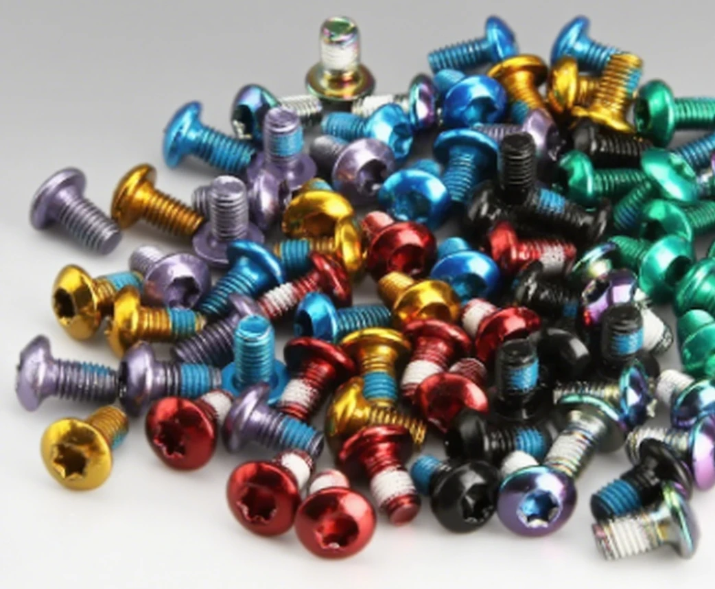 12 stücke Bunte Fahrrad Bremsscheibe Schrauben T25 M5x9mm Edelstahl Rennrad Befestigungs Schrauben Teil Radfahren Zubehör Image