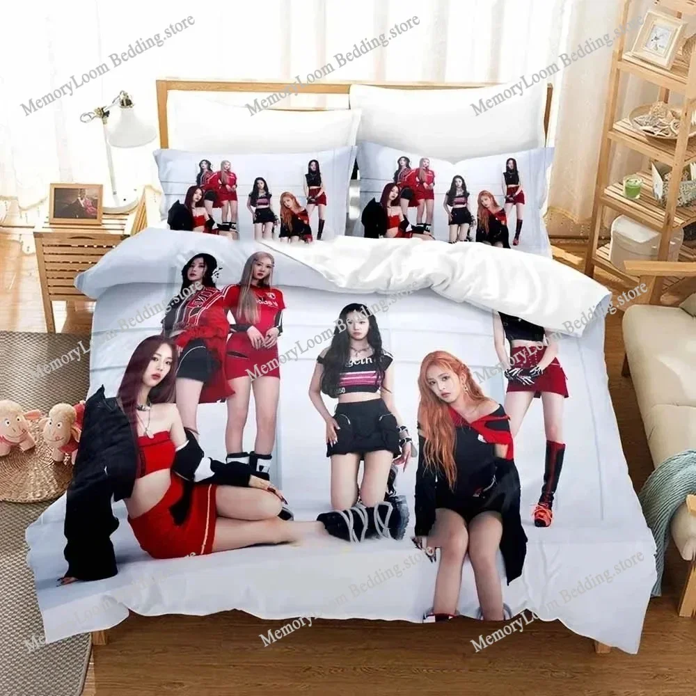 Kpop BABYMONSTER ensemble de literie housse de couette literie 3d Design de mode décoration roi housse de couette ensemble de lit Double ensembles de literie