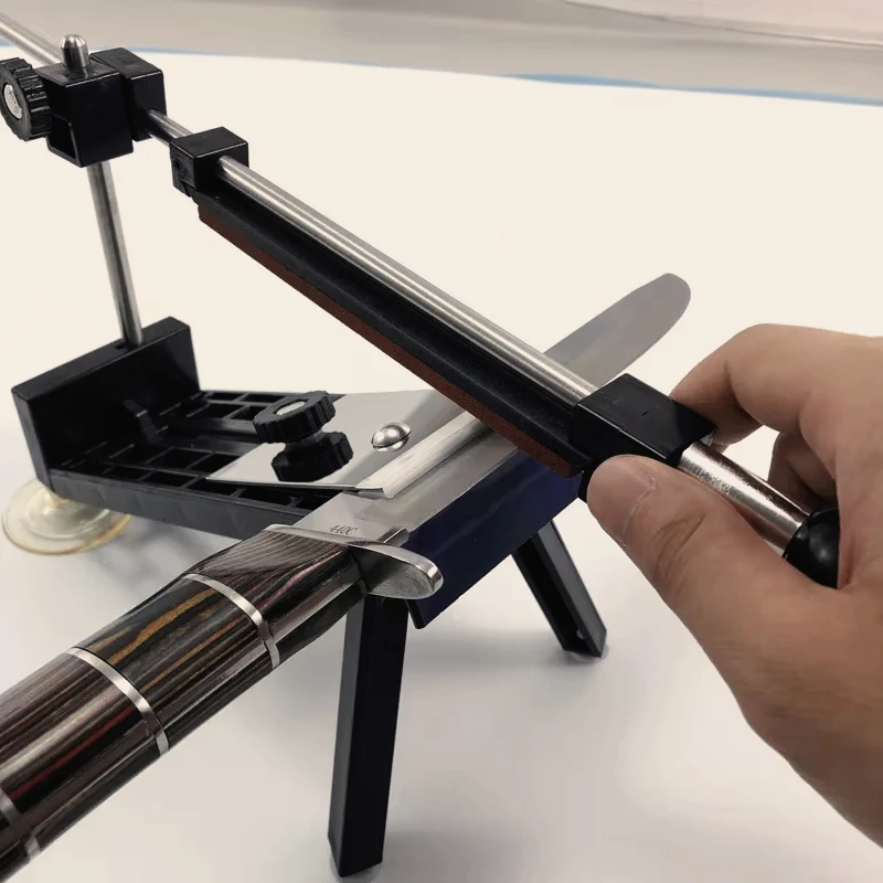 Ausverkaufsangebote Fester Messerschärfer Professionelles Küchenschleifsystem Holzwerkzeug Schleifstein Schleifstein Image