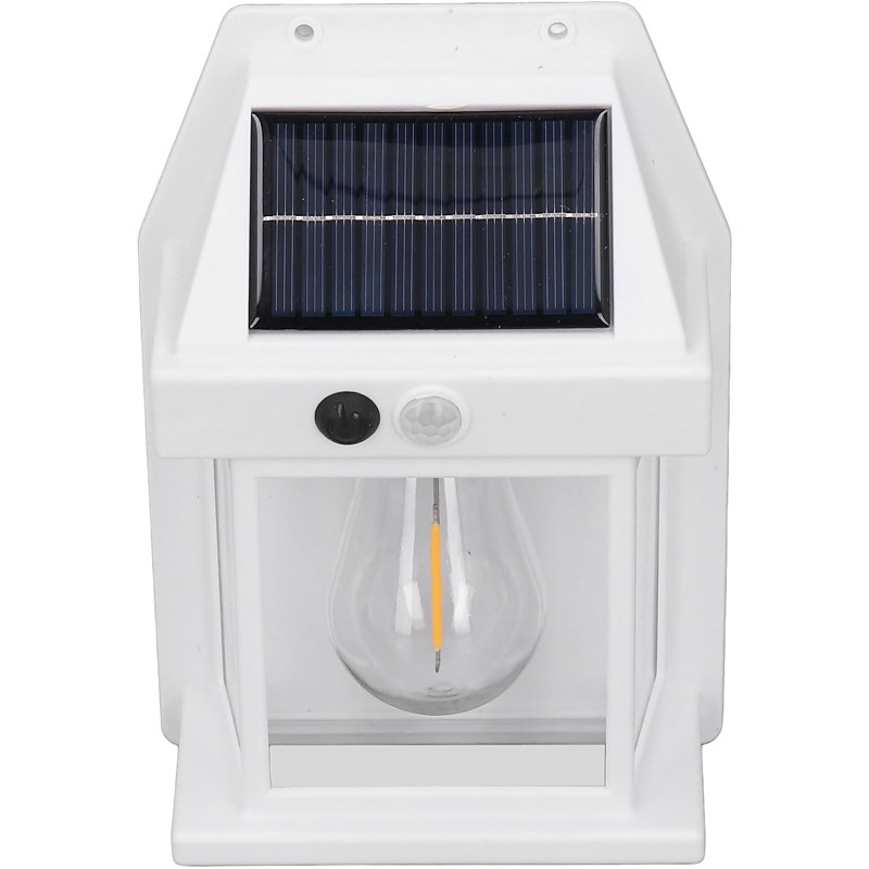 Solar Lights Outdoor Wall Lantern, Dusk to Dawn Motion Sensor Porch Light for Outside, Waterproof Solar Wall Sconce Security Light Fixtures for Garden Yard Patio Fence