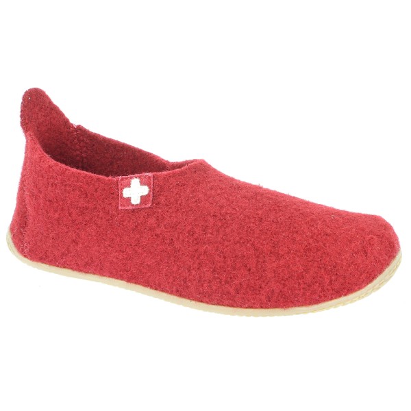 Living Kitzbühel - Slipper Schweizer Kreuz No. 4249 - Hüttenschuhe 37 | EU 37 rot