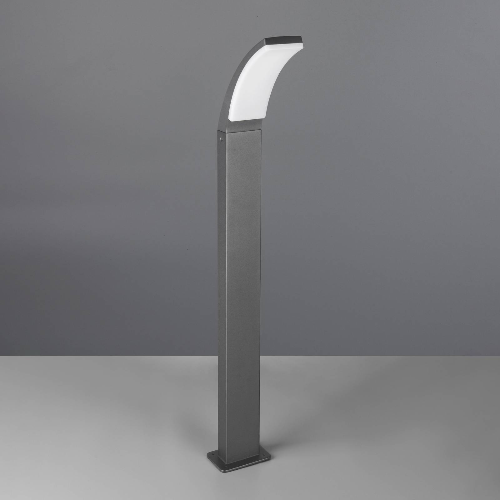 Reality Leuchten LED Wegeleuchte Beja, schwarz, Aluminium, Modern, LED Außenleuchte