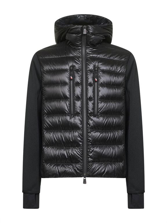 Padded Hoodie - Black - Moncler Jackets