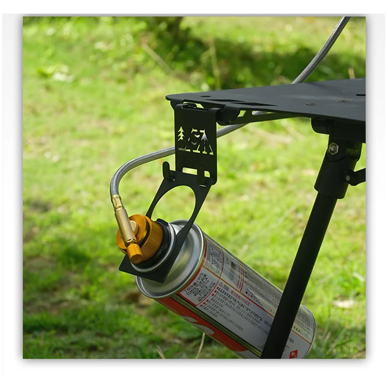 TARKA Heavy Duty Outdoor Butan Gas Tank Aufhänger Clip Tragbare Kanister Hängen Haken für Camping Herd Reise Zubehör Image