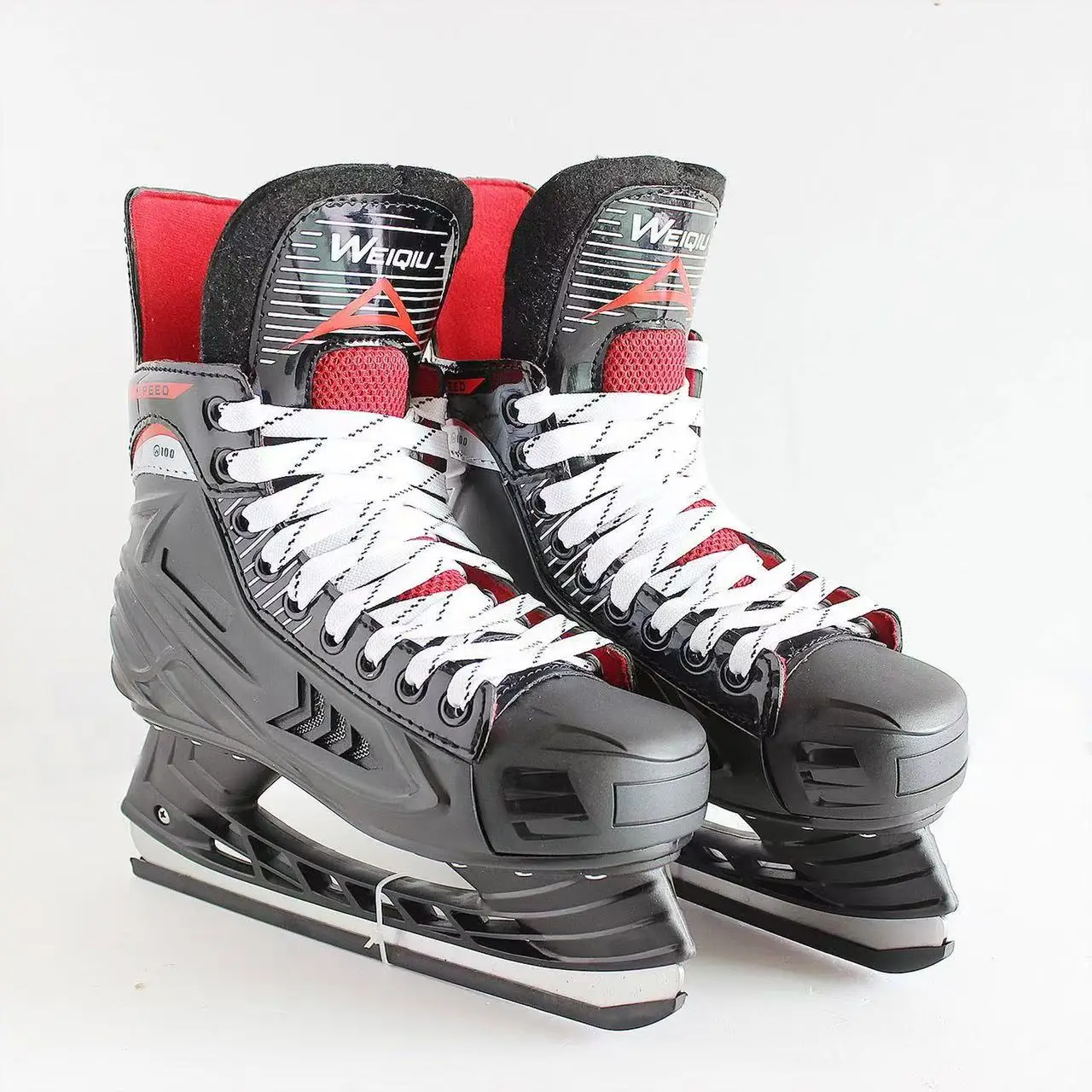 Weiqiu Warme Eishockey-Skateschuhe, professionelle Kinder-Erwachsene, Eislaufen, Klinge, thermisch, warm, verdickt, Skates-Turnschuhe