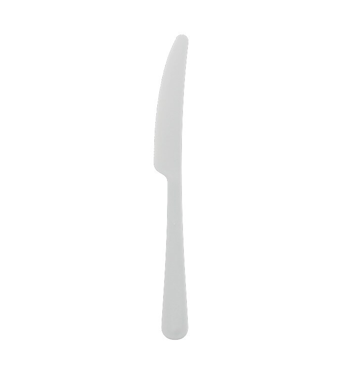 MONOUSO - Messer Wiederverwendbar Durable PP Mineral "Plus" Weiß 19,8cm (200 Stück) Image