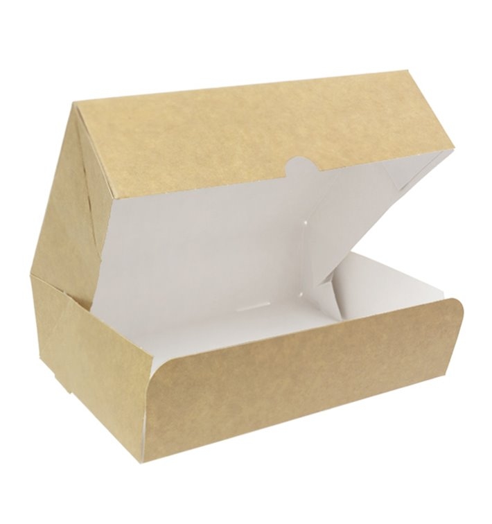 MONOUSO - Gebäck Box Kraftkarton 18,2x13,6x5,2cm 500g (20 Stück) Image