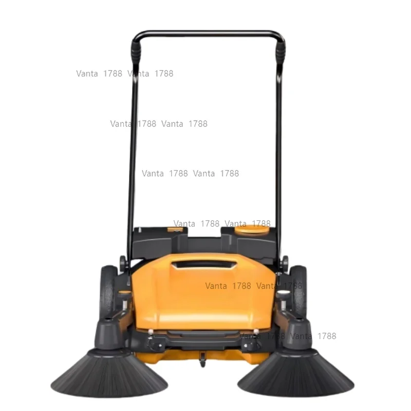 55L industrielle handschiebene kabellose Kehrmaschine, kommerzielle Fabrik, Straßen-Staubreinigungs-Kehrmaschine, fünf Geschwindigkeitsanpassung, spart Aufwand Image