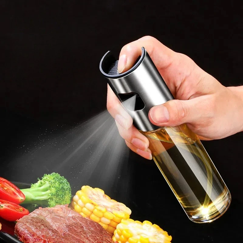 Glas-Ölsprüher zum Kochen, Olivenspray, Mister für Salat, Grillen, Küchenhelfer, Zubehör, Backen für Leer Image