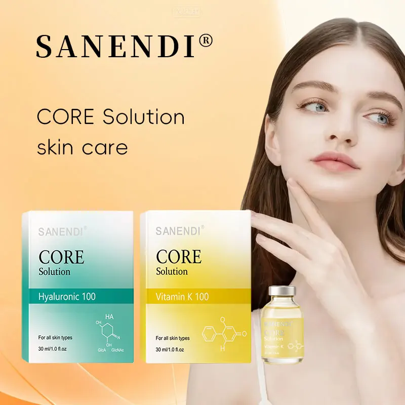 Sanendi CORE Vitamin K Hyaluronsäure Stem Cells Dr.Pen Serum für Gesichtspeptid Skinbooster Repair Lines Fade Image