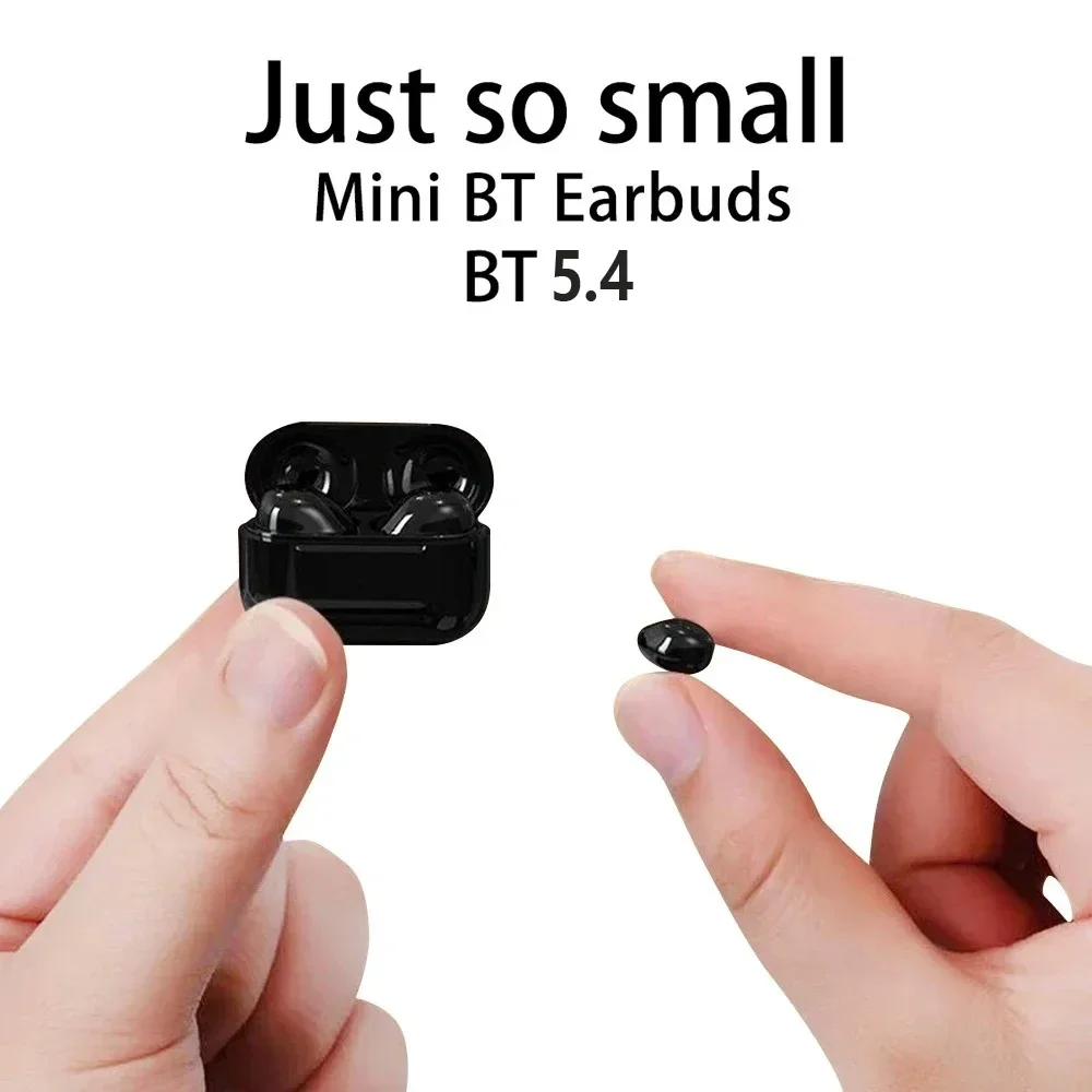 Mini cuffie Bluetooth senza fili per il sonno Cuffie TWS con microfono Auricolari stereo sportivi in-ear Auricolari per chiamate HD in standby lungo Gioco