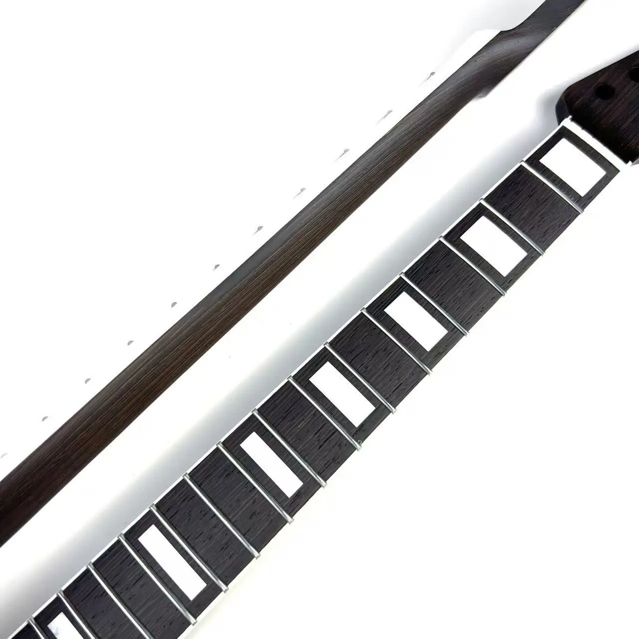 Premium-Jiguar-Gitarrenhals, 22 Bünde, Wenge-Stil, unlackiert, ohne Lackierung, für Gitarristen und Musiker Image