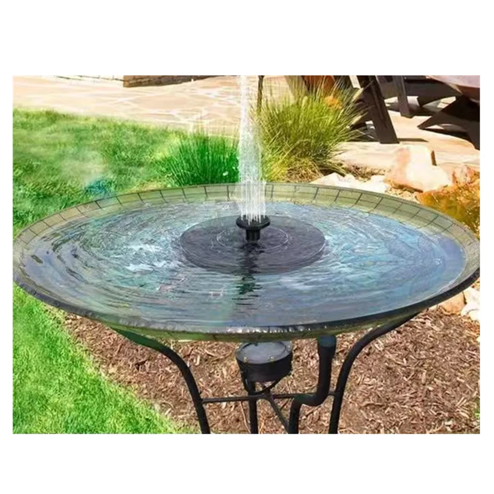 Wasserfall Brunnen Mini Solar Wasser Brunnen Pool Teich Garten Dekoration Outdoor Vogel Bad Solar Powered Brunnen Schwimmendes Wasser