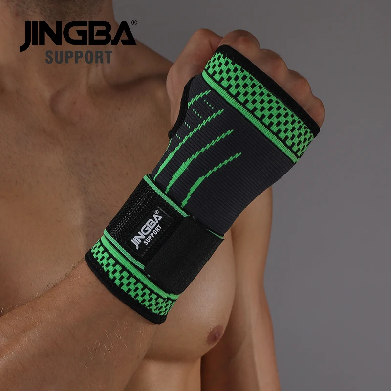JINGBA SUPPORT 1PCS Gewichtheben Handgelenk Riemen Unterstützung Schutz Boxen Hand Wraps Handgelenk Brace Joint Protector Dropshipping Image