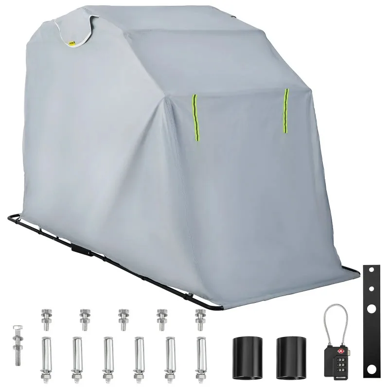 Motorrad Shelter Wasserdichte Motorrad Abdeckung Heavy Duty Motorrad Garage 420D Oxford Motorrad Sonnenschirm Lagerung Regenmantel Zelt Image
