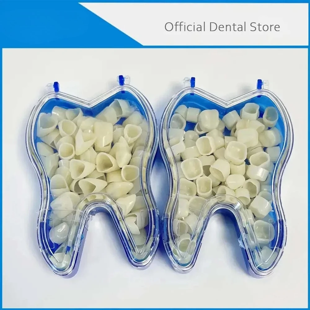 50 Teile/schachtel Dental Temporäre Krone Kit Anterior Front Molaren Hintere Zähne Veneers Zahnmedizin Zahn Bleaching Werkzeuge Image