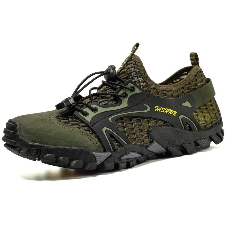 Lässige Sportschuhe für Herren, extra große Größe 50, Outdoor-Wandern, Bergsteigen, Waten, Strand, schnell trocknende Schuhe
