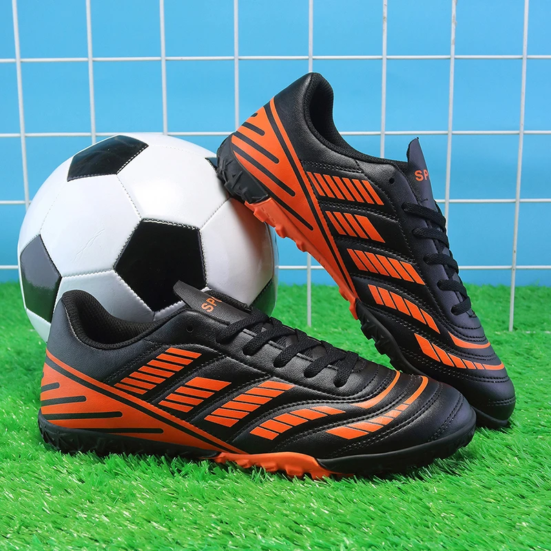 Unisex-Jugend-Fußballschuhe, leicht, hoch oben, FG FT-Fußballschuhe, verbesserte Traktion, bequemes Spieltraining für Jungen und Mädchen