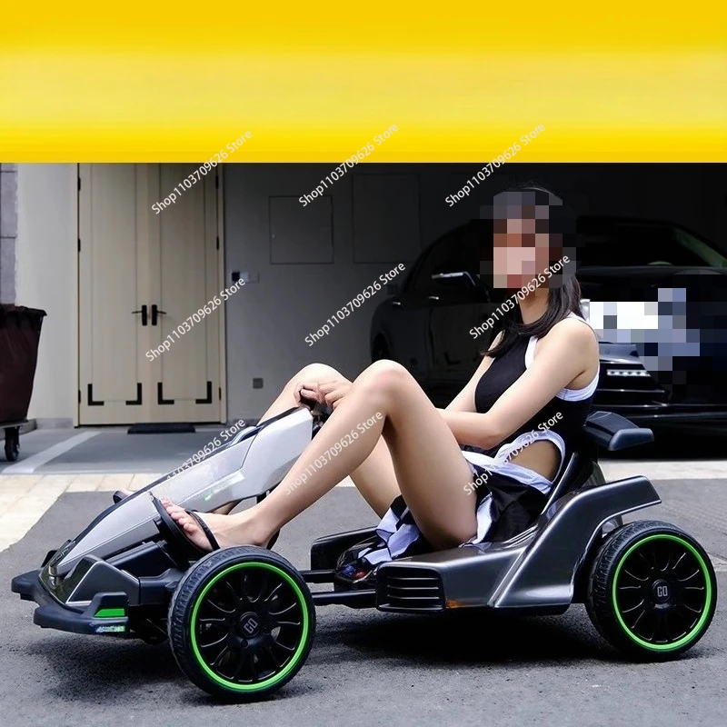 Kart Kinder Elektroauto Allrad Balance Auto Erwachsene Drift ferngesteuertes Auto kann im Kinderwagen für Erwachsene sitzen