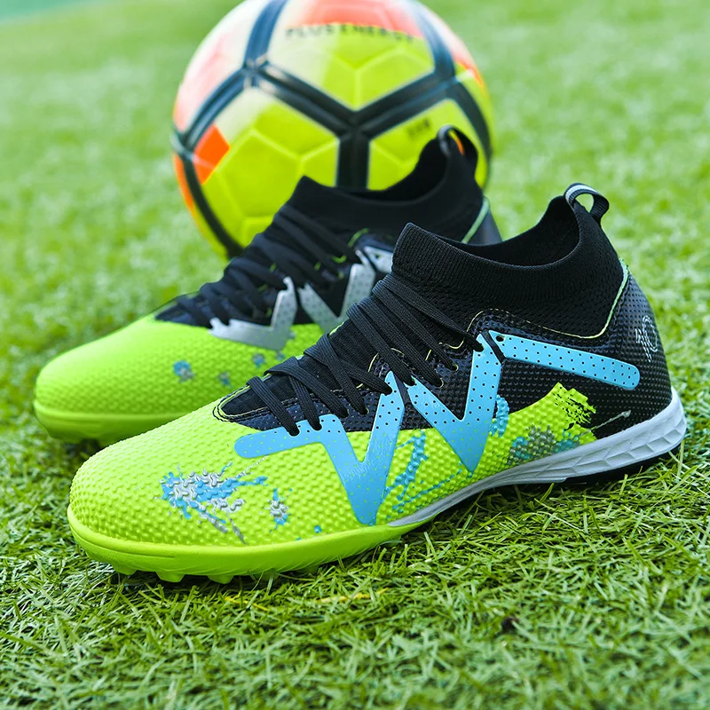 Unisex-Jugend-Fußballschuhe für das Spieltraining. Leichte Fußballschuhe mit verbessertem Griff. Langlebige Sportschuhe