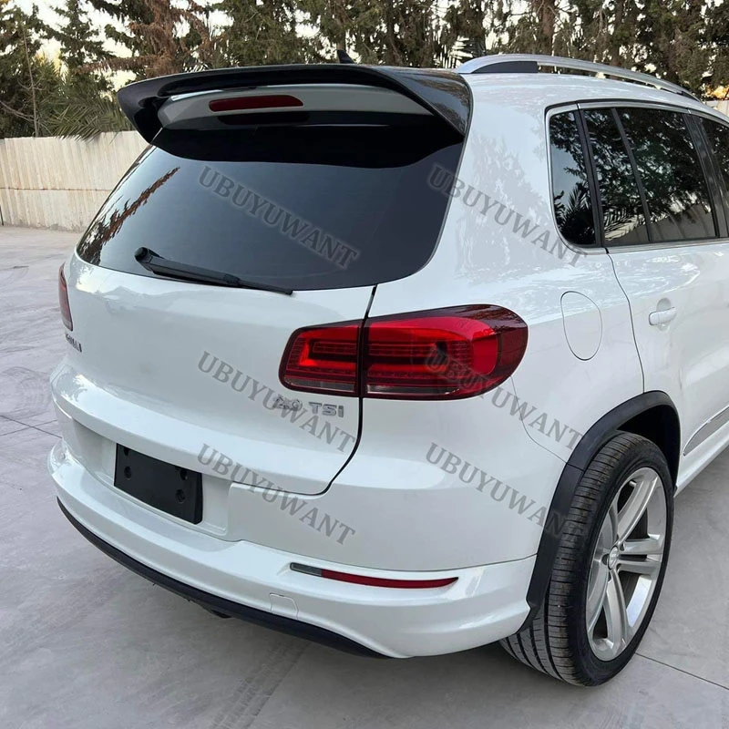 Für Volkswagen VW Tiguan Spoiler 2009-2016 Neue Tiguan Heckspoiler Deck Deckel Racing Stamm Lip Schwanz Flügel hinzugefügt Außen Image