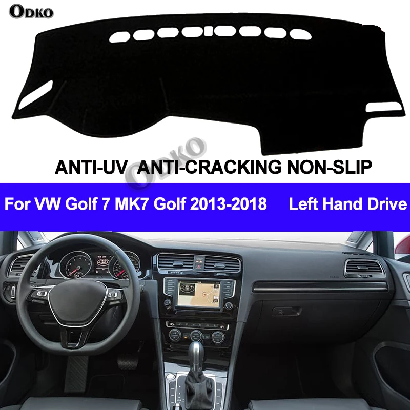 Auto Dashboard Abdeckung Für Volkswagen VW Golf 7 MK7 Golf 2013 2014 2015 2016 2017 2018 Golf 7 Dash Matte Dash Pad Teppich anti-UV Image