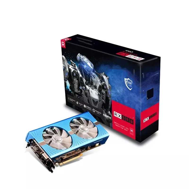 Original auf Lager Radeon RX 590 8G D5 Grafikkarte für Desktop-Gaming RX 590 Image
