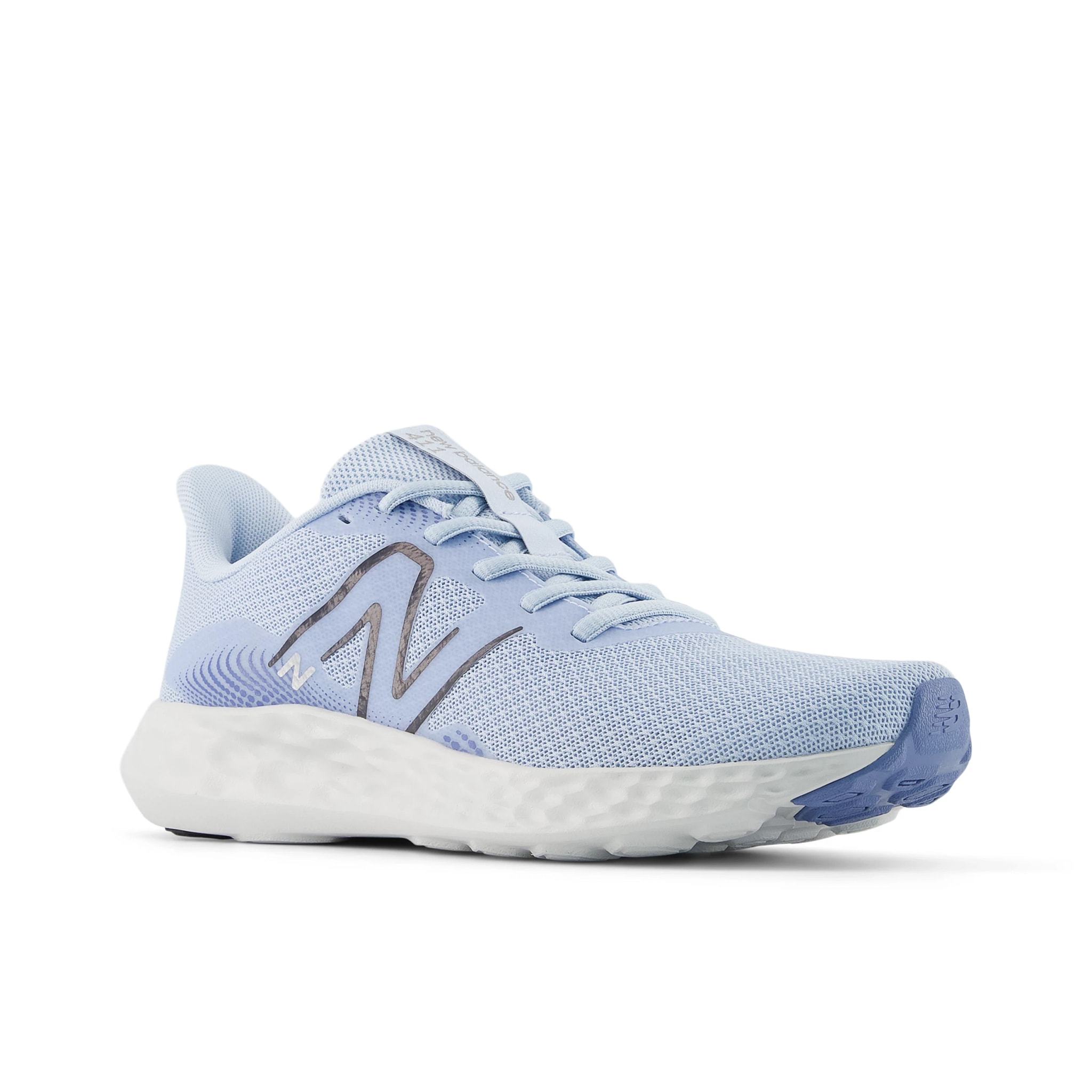 Laufschuh NEW BALANCE "411", Damen, Gr. 36,5, oxford blau, Synthetik, Textil, Schuhe Laufschuh