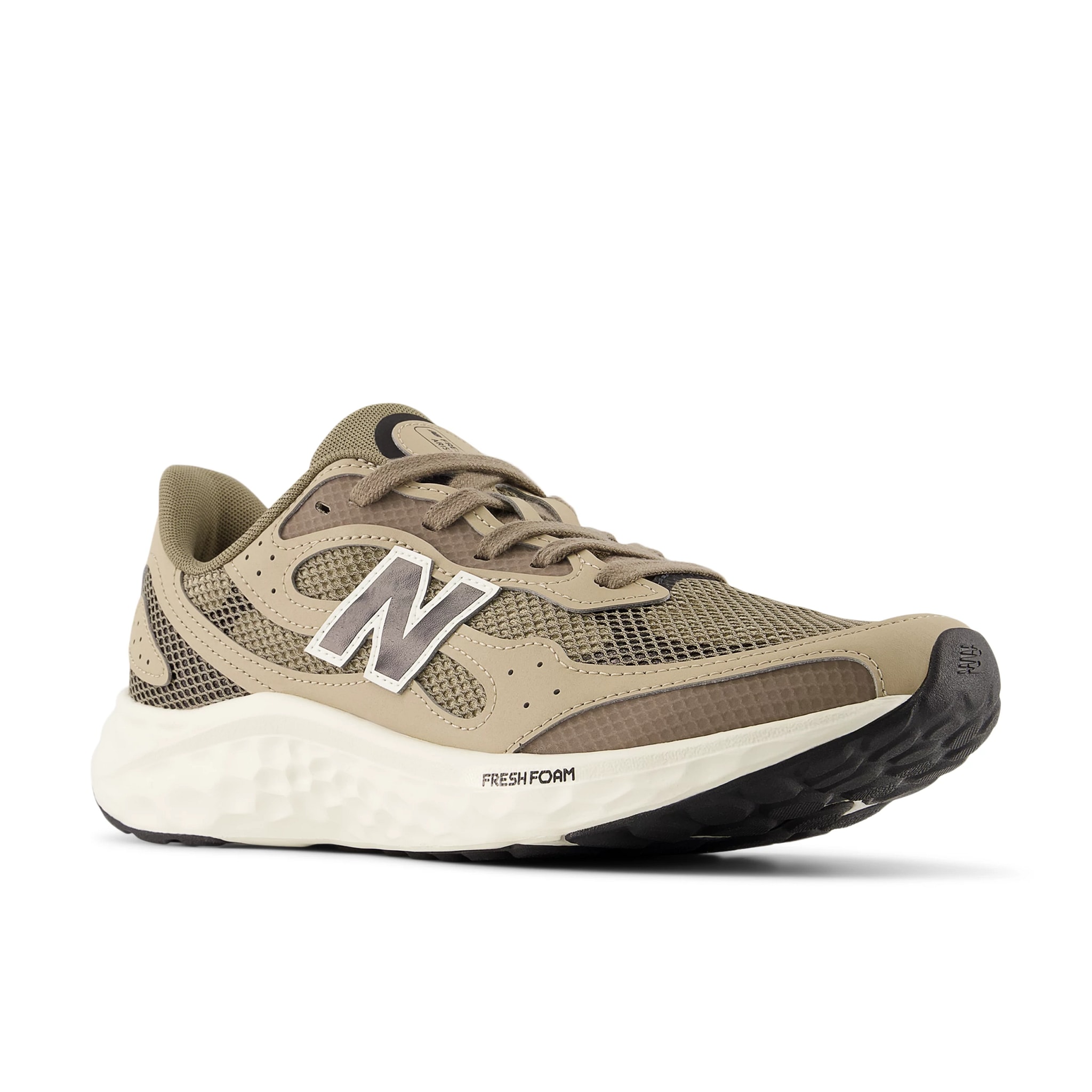 Laufschuh NEW BALANCE "ARISHI", Damen, Gr. 45,5, thunder braun, Synthetik, Schuhe Laufschuh