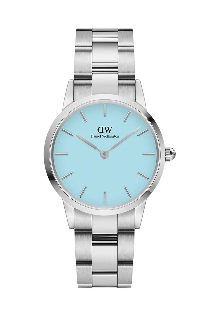 Daniel Wellington Womens DW00100540 Iconic Link Capri Silver 28mm Watch - One Size | Daniel Wellington Sale | Discount Designer Brands