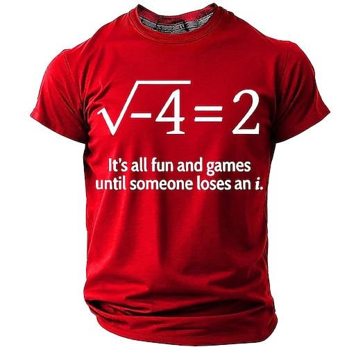 Herren Lustiger Slang T Shirt Kurzarm T-Shirt 3D-Druck Rundhalsausschnitt Hemd Mode Täglich Täglich Straße Blau Schwarz Rote Sommer Frühling Bekleidung S M L XL XXL XXXL