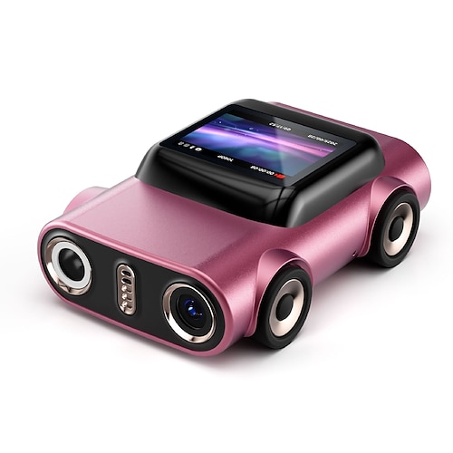 Mini Schlüsselbundkamera - 2K HD Auto-förmige Daumen Kamera - Tiny Tragbare Kleine Kameras Vintage Kompakt Mikro Kameras - Taschen Video Recorder Für Reisen Studienaufzeichnungen Valentinstagsgeschenk