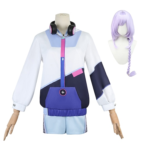 Elementar-Saga Qiqi Anime Cosplay Kostüm Outfits Cosplay-Anzüge Videospielkostüme Halloween Karneval Comic-Konzert Kostüm Für Damen Erwachsene Image