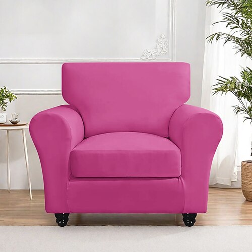 Stretch-Sitzkissenbezüge für Ecksofas, geeignet für Einzel-, Zweisitzer- und Dreisitzer-Sofas, Ganzjahresmöbelschutz Image