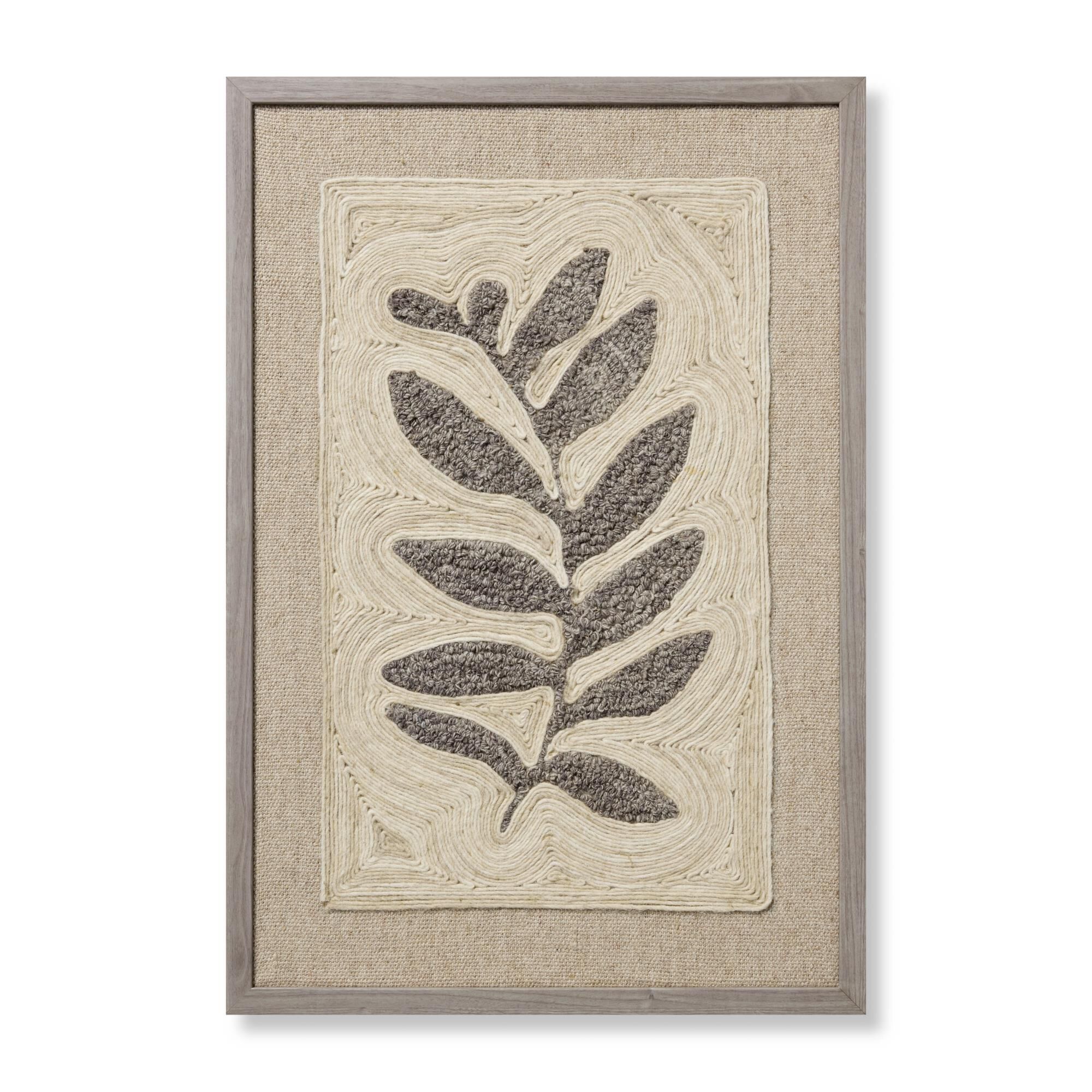 Loloi Rugs Stem and Stone Alternative Wall Art - AS000STEMSGY00Z099