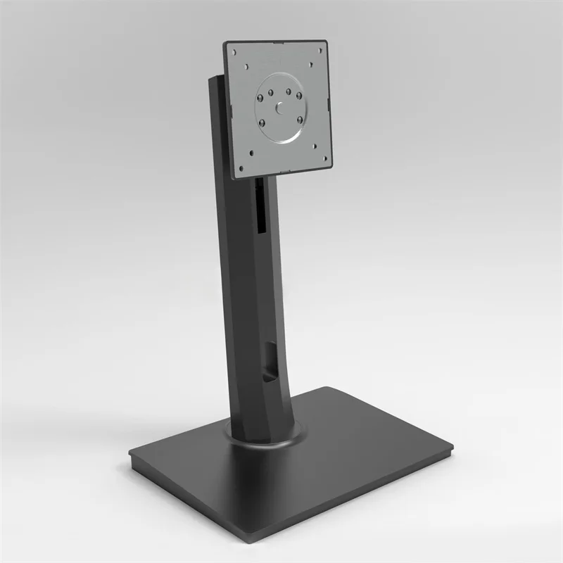 Staffa per supporto per monitor 75mm/100*100mm Supporto per supporto LCD per PC desktop Supporto per computer con gancio verticale per 12-27 pollici Nero