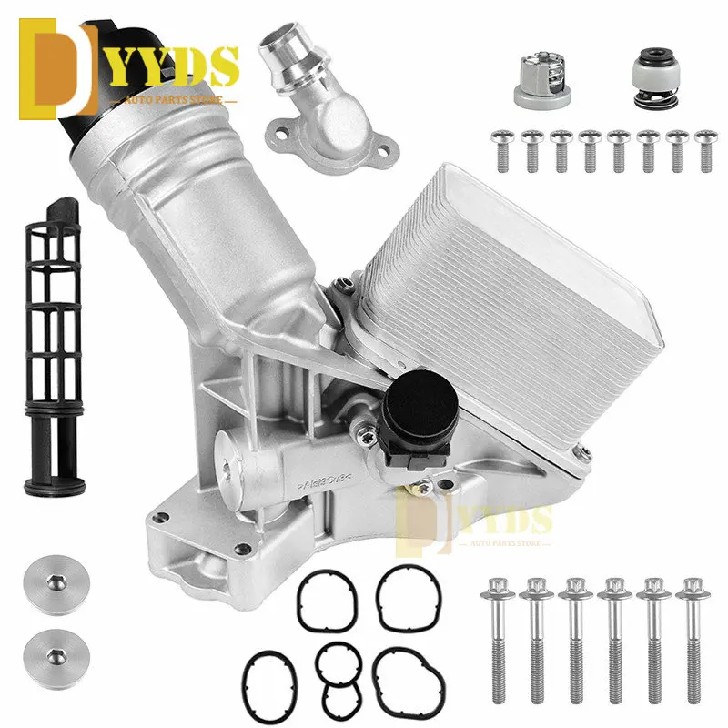 11428583895 Aluminium-Ölfiltergehäuse-Ölkühler für BMW X3 X4 340i 440i M240i F36 xDrive, B58 3.0L Turbolader B58 L6 Motor Image