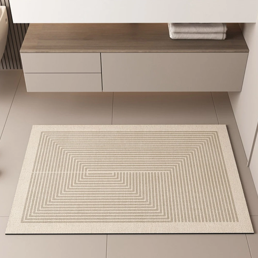 Terre de diatomée tapis de sol de salle de bain tapis de salle de bain porte avant tapis décoration maison salle de bain tapis de sol