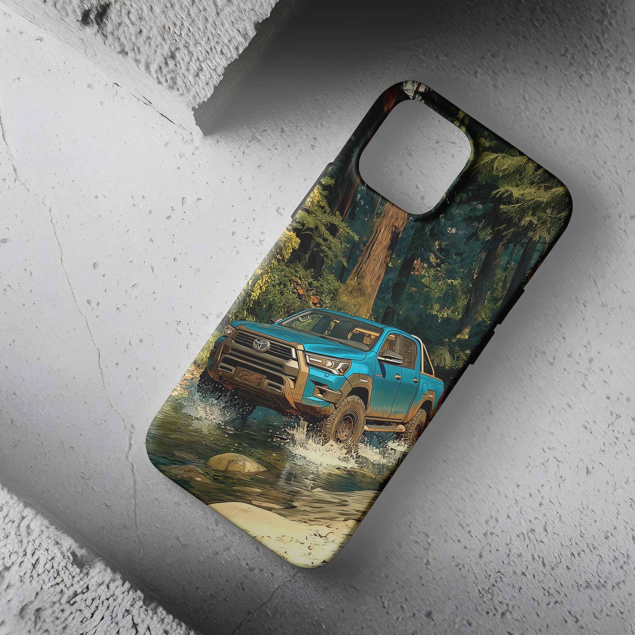 Toyota Hilux Pickup Truck - Custodia resistente per telefono - iPhone (MagSafe) / Samsung / Pixel