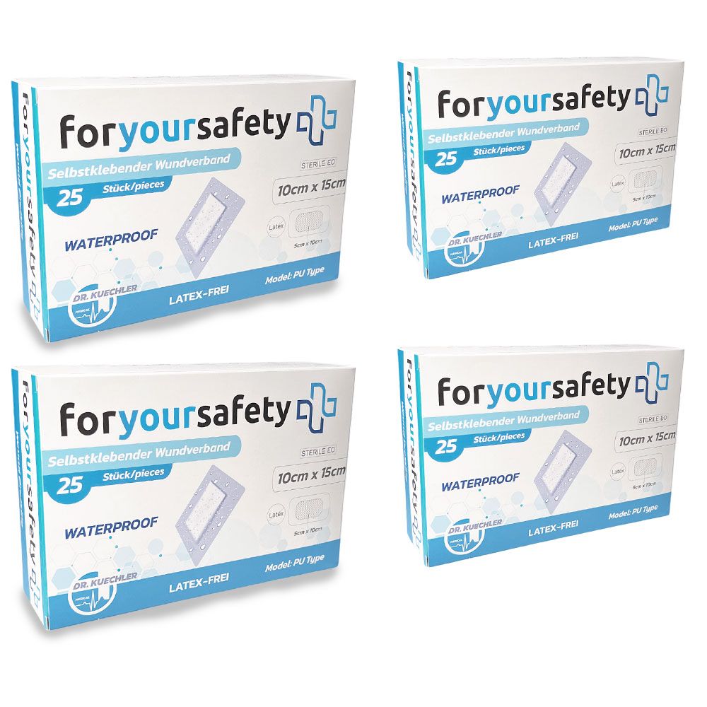 Dr. Kuechler Medical® 100 Cerotti per doccia, cerotti ferite, impermea