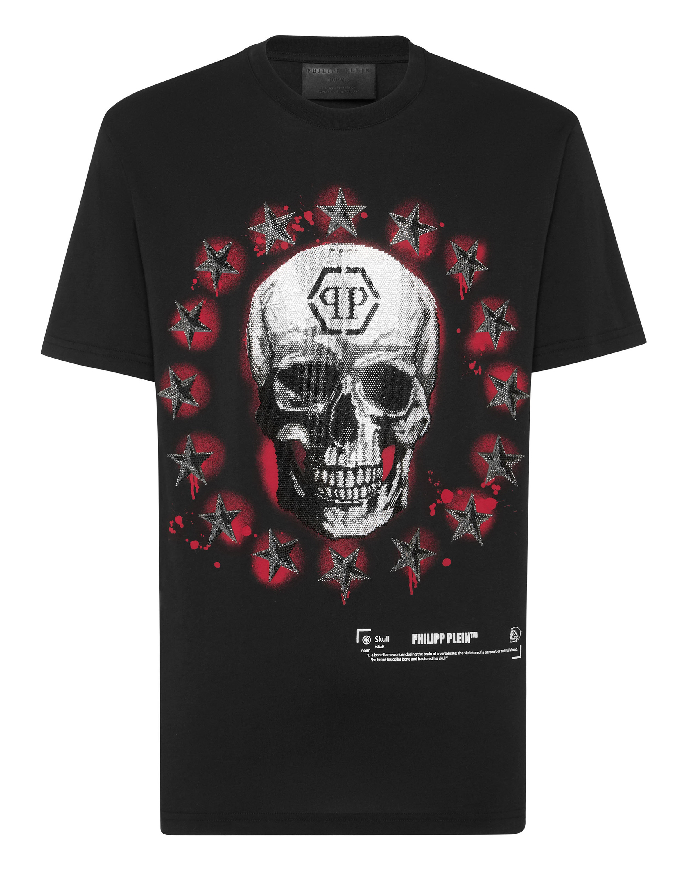 T-Shirt Rundhalsausschnitt Totenkopf Image