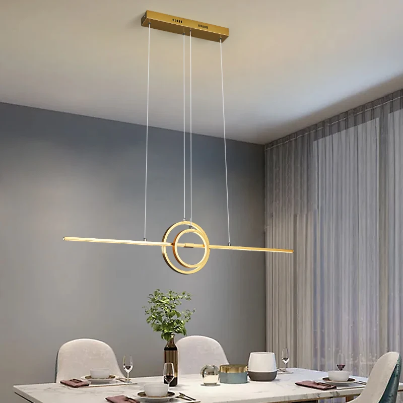 Moderne Led anhänger lichter Leuchte lampara colgante esszimmer tisch Küche Moderne Led Anhänger Lampe Schwarz/Gold nordic lampe