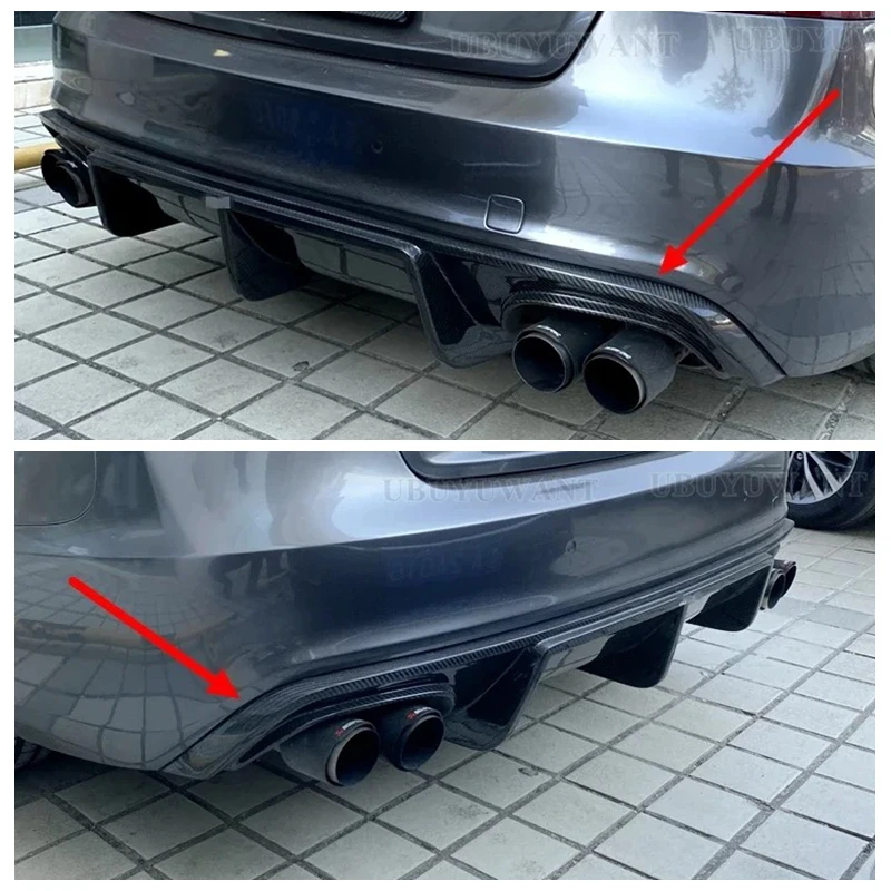 Heckstoßstangen-Diffusor-Lippensplitter-Schutz für Audi A5 S Line S5 Coupe 2008–2016, nicht passend für A5-Standard) Image