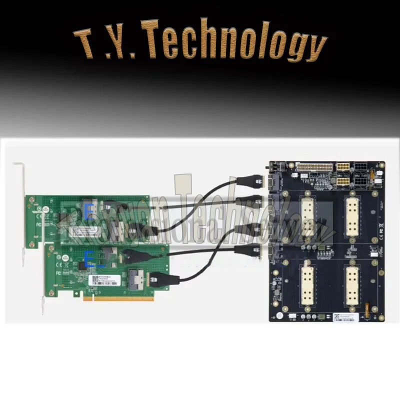 Eingebaut für NVIDIA V100 SXM2 300G NVlink Interconnect Dual Card SXM2 Adapterplatine Image